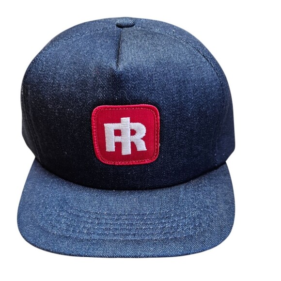 YA Headwear Other - Vintage Ingersoll Rand Denim Snapback Hat Blue 5 Panel Embroidered Patch
